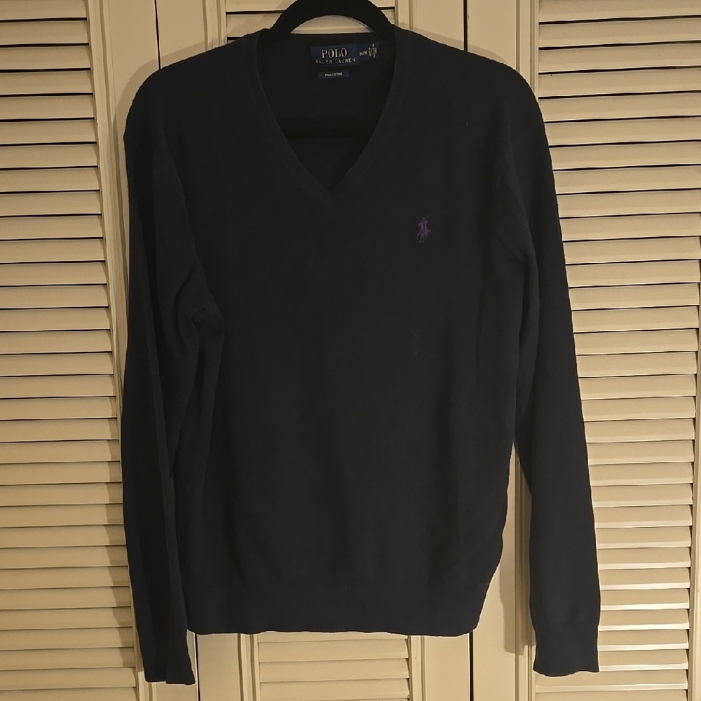 Polo by Ralph Lauren Men's Black Sweater - Size M